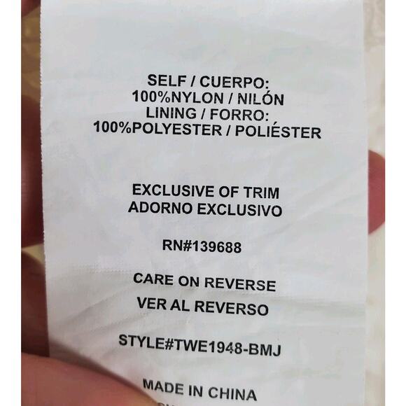 Altard State Crochet Lace Bell Sleeve Lined Top Ivory Sheer Boho Festival Large - Picture 16 of 16